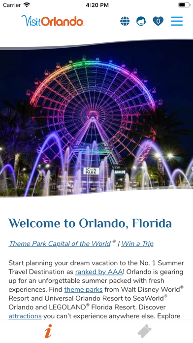 How to cancel & delete Visit Orlando App from iphone & ipad 1