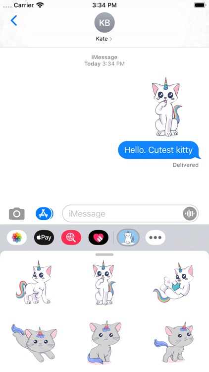 Unicat Pride Stickers