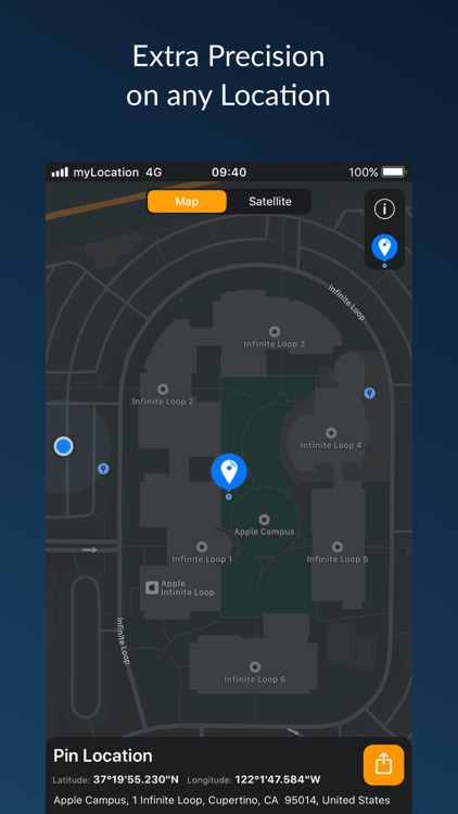 myLocation - Super Coordinates