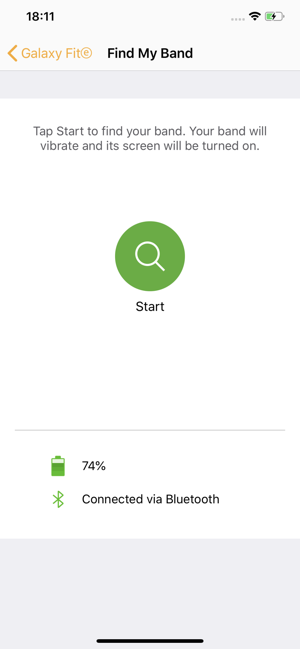 galaxy fit connect to iphone