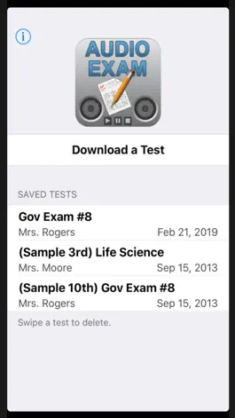 Game screenshot Audio Exam Player (iPhone) mod apk