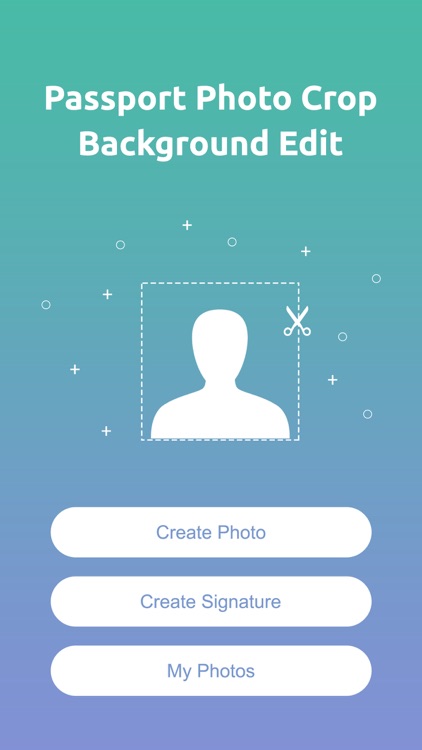 Passport Photo Crop, BG Edit