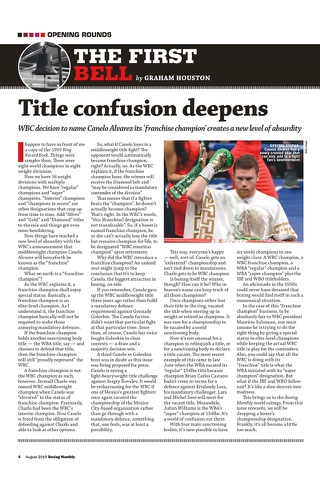 Boxing Monthly Magazine - náhled