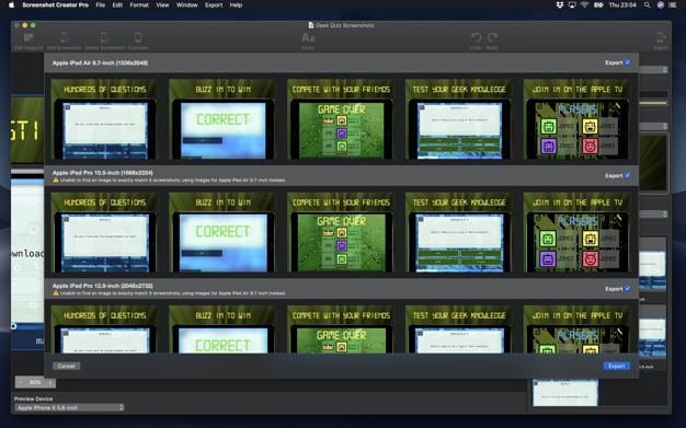 Screenshot Creator app screenshot