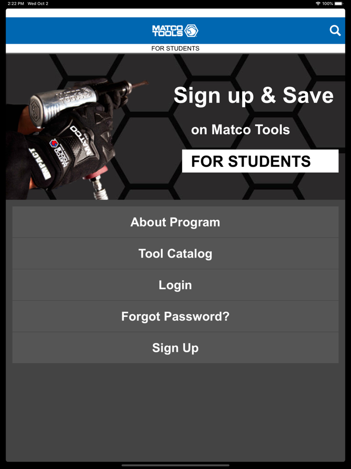 Matco Tools for Students