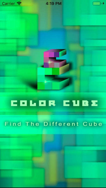 Color Cube - Tricky eye Game