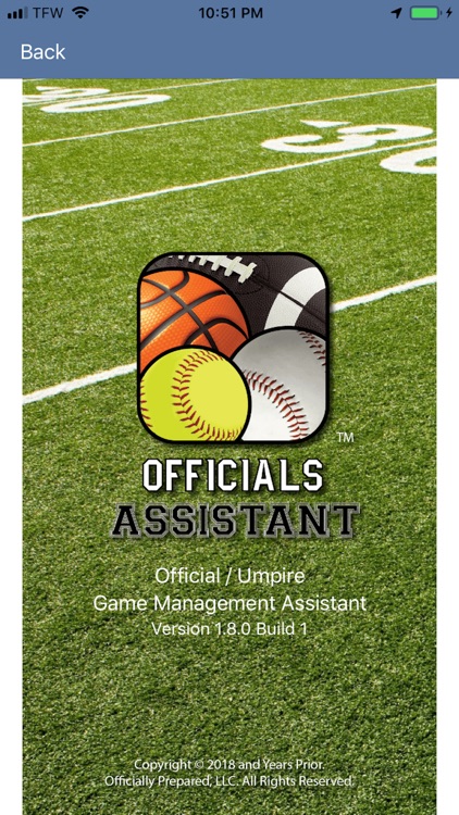 Officials Assistant