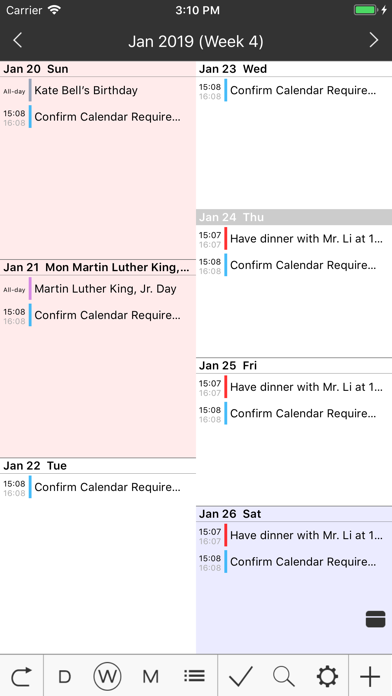 HachiCalendar 2(Sync with iPhone Calendar) Screenshot 3