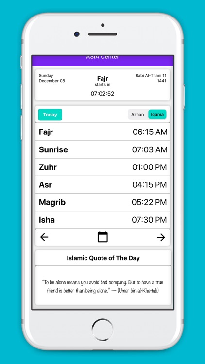 ASIA Center Prayer App