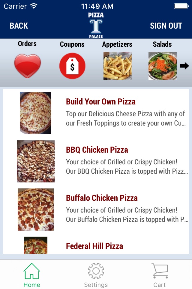 Milford Pizza Palace screenshot 3