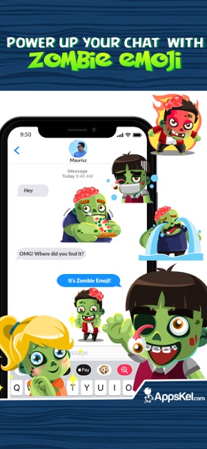 Zombies Emoji Stickers App(圖3)-速報App