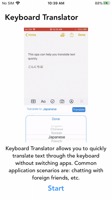 Keyboard Translator: Chat Tool screenshot 4
