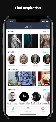 Screenshot 1 Gallerink iphone