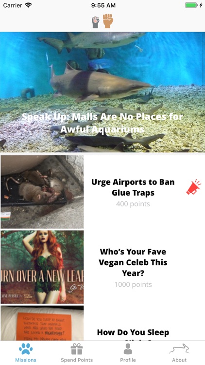 PETA Points: Save Animals