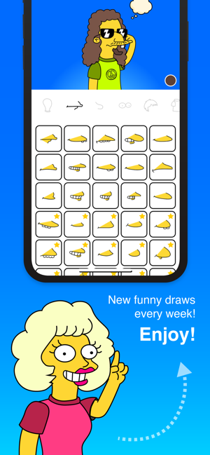 Yellow Avatar Face Maker(圖4)-速報App