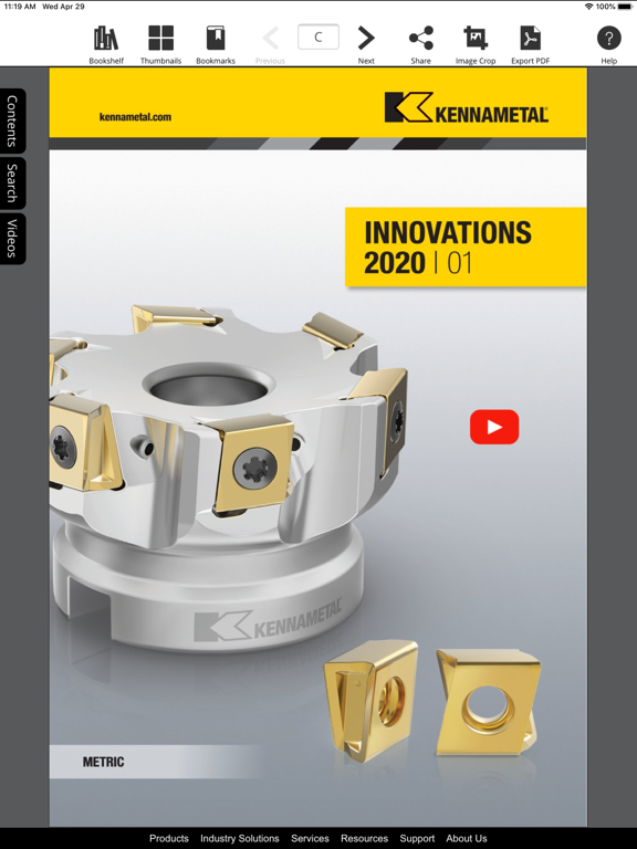 Kennametal Catalogs screenshot 2