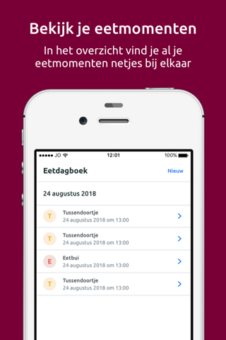 Eetdagboek screenshot 2