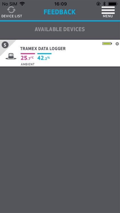 Tramex Feedback Data Logger