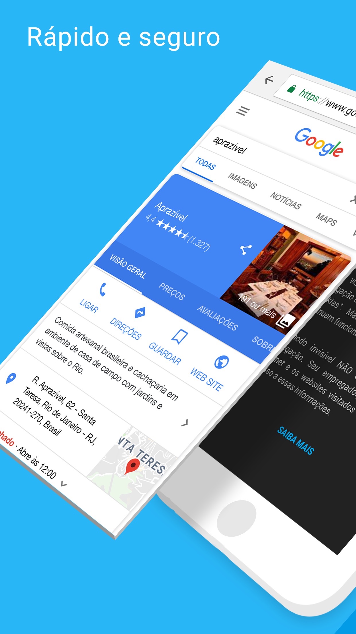 Screenshot do app Google Chrome