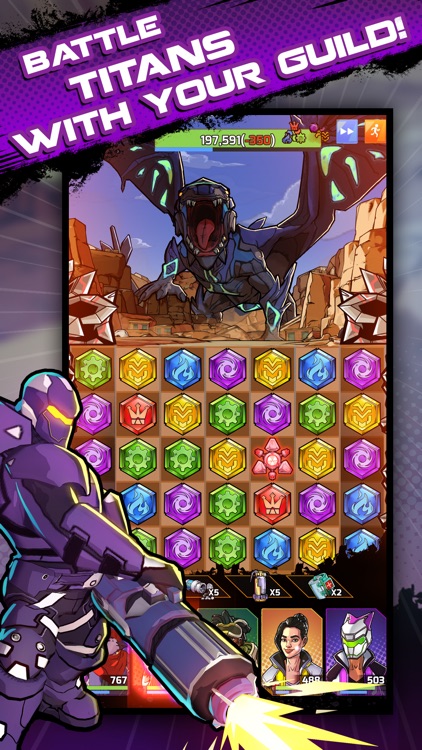 Puzzle Force: Match 3 RPG screenshot-4