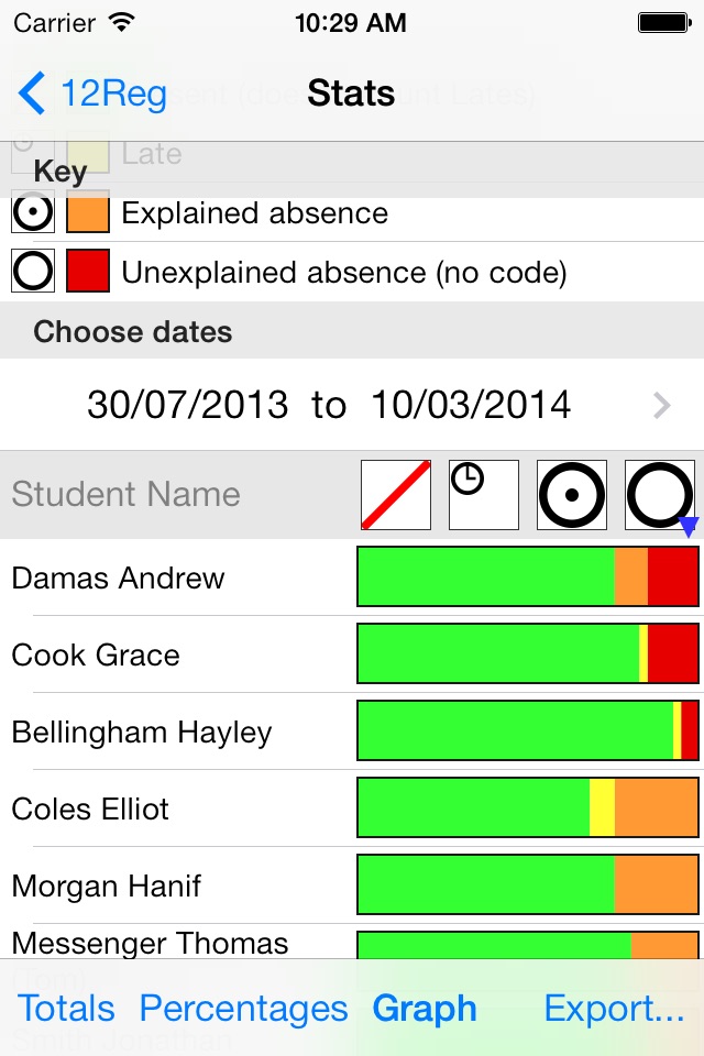 STEARsoft Attendance Register screenshot 3