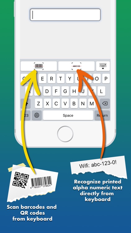 ScanKey - Barcode OCR Keyboard