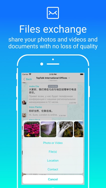 TOP TALK Messenger screenshot-4
