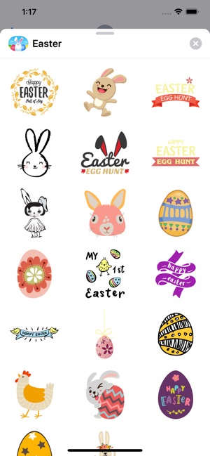 Happy Easter Bunny Stickers IM(圖2)-速報App