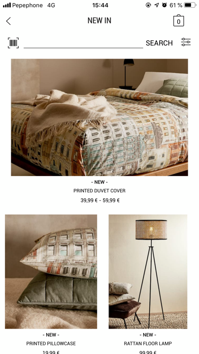 ZaraHome Shop Online Screenshot 2