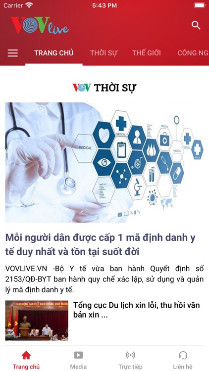 VOV Live – Sống cùng VOV