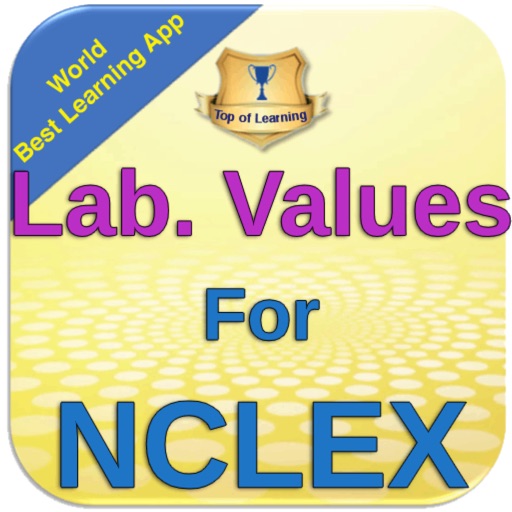 Lab values  pharmaco for NCLEX icon