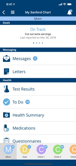 My Sanford Chart App