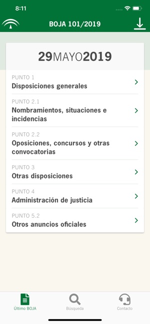 BOJA Boletín Oficial Andalucía(圖1)-速報App