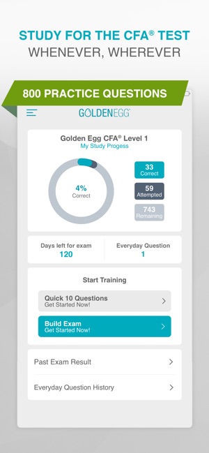 Golden Egg CFA® Exam Level 1