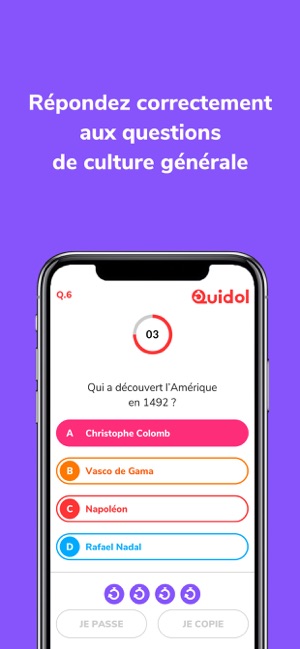 Quidol - Quiz Show en Direct(圖2)-速報App