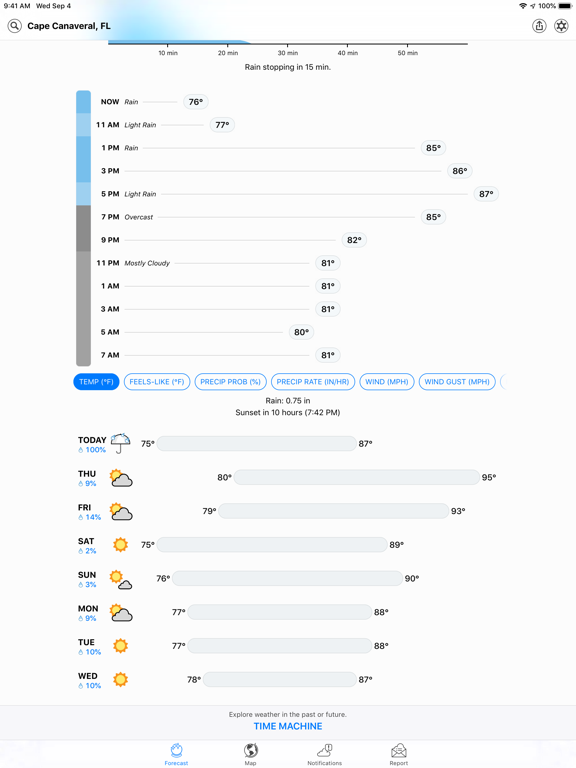 Dark Sky - Weather Radar, Hyperlocal Forecasts, and Storm Alerts screenshot