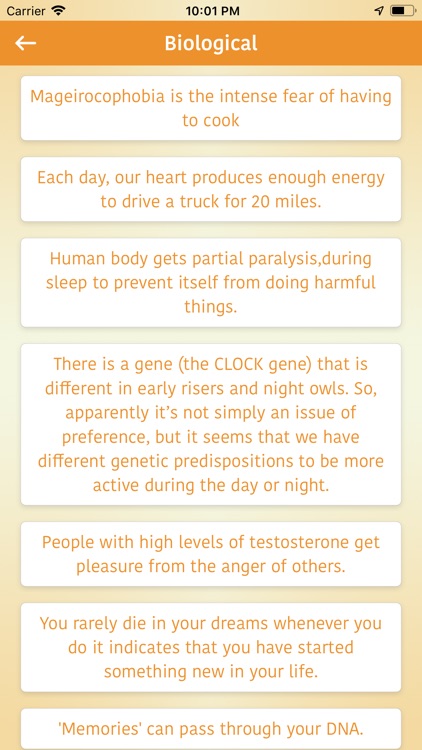 Marvellous Psychology Facts screenshot-3