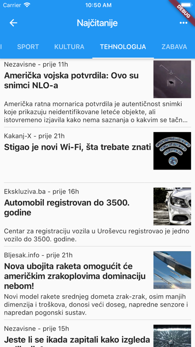 Novine BiH screenshot 3