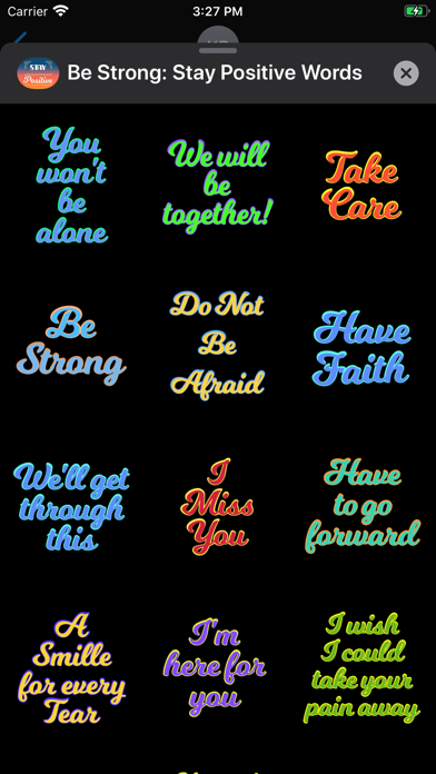 Stay Strong: Be Positive Words screenshot 2