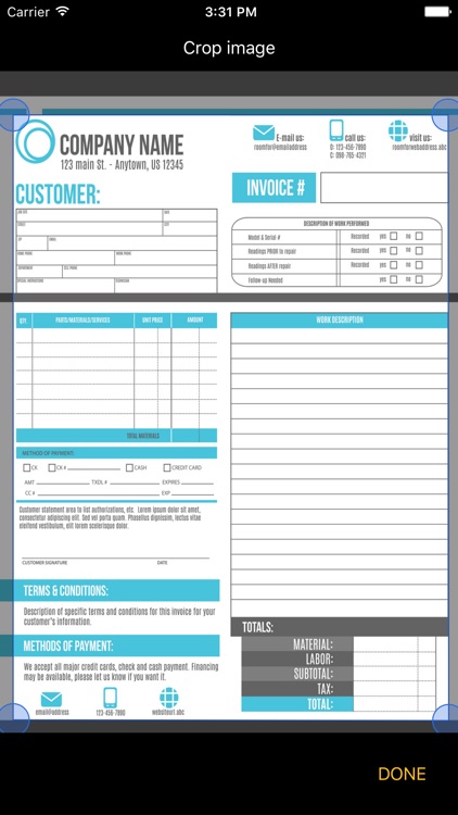 Scanner Widget