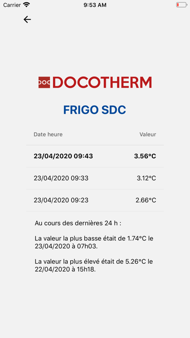 docotherm screenshot 3