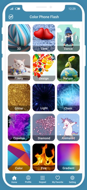 Color Phone Flash Themes