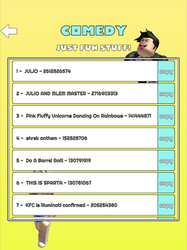 Codes For Roblox Comedy Club