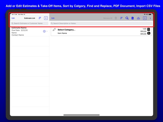 Screenshot #4 pour EstimatorPro