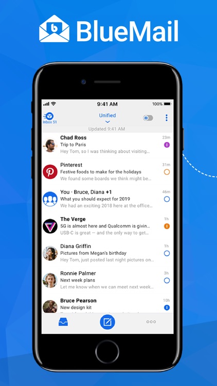 Blue Mail - Email Mailbox