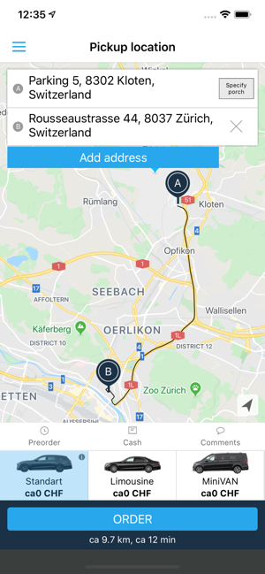 FLUGHAFEN TAXI ZÜRICH AG(圖5)-速報App