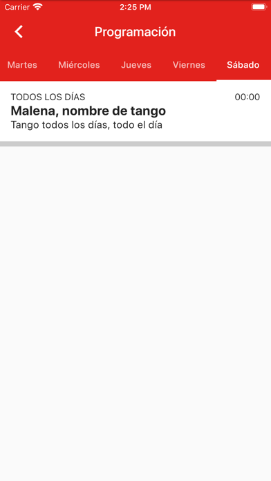 Malena.fm screenshot 2