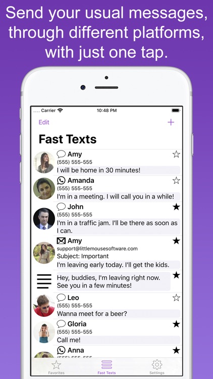 Fast Texts