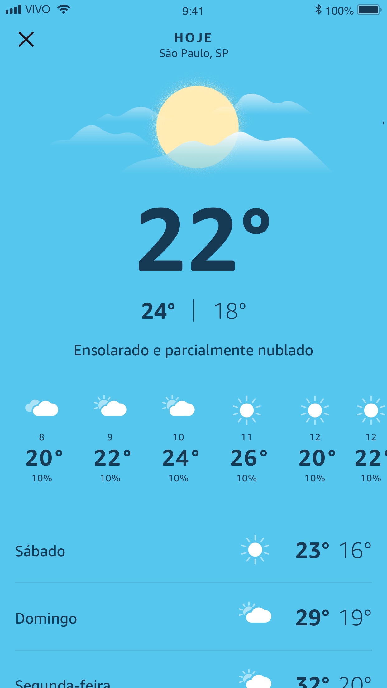 Screenshot do app Amazon Alexa