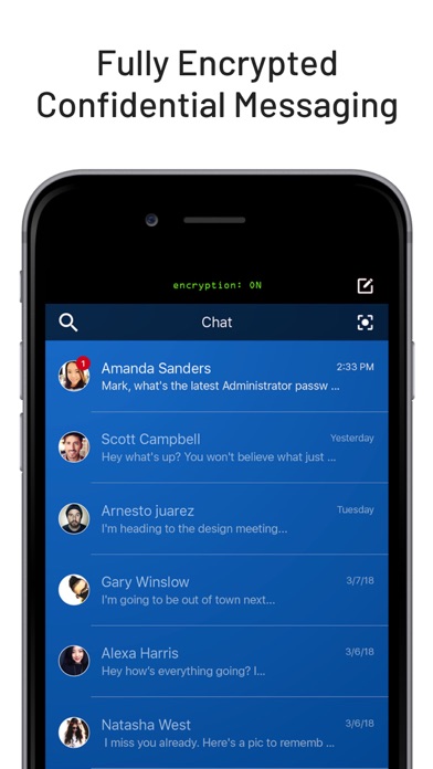 KeeperChat Encrypted Messenger screenshot 2